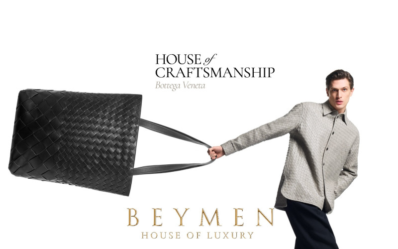 Edoardo Sebastianelli featured in  the Beymen advertisement for Spring/Summer 2025