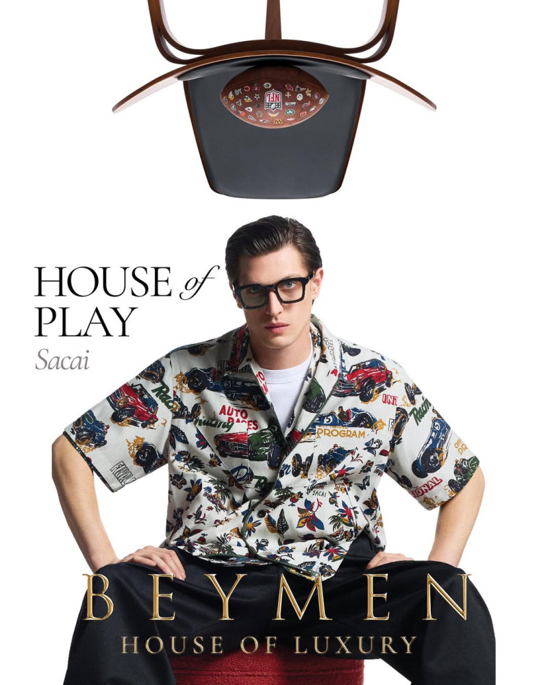 Edoardo Sebastianelli featured in  the Beymen advertisement for Spring/Summer 2025