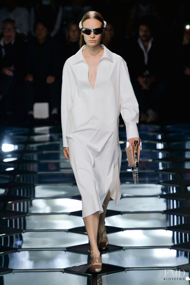 Charlotte Kay featured in  the Balenciaga fashion show for Spring/Summer 2015