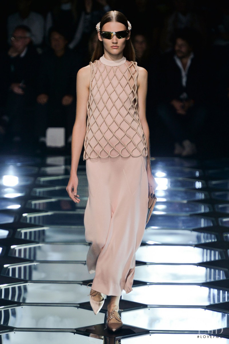 Gabriele Regesaite featured in  the Balenciaga fashion show for Spring/Summer 2015