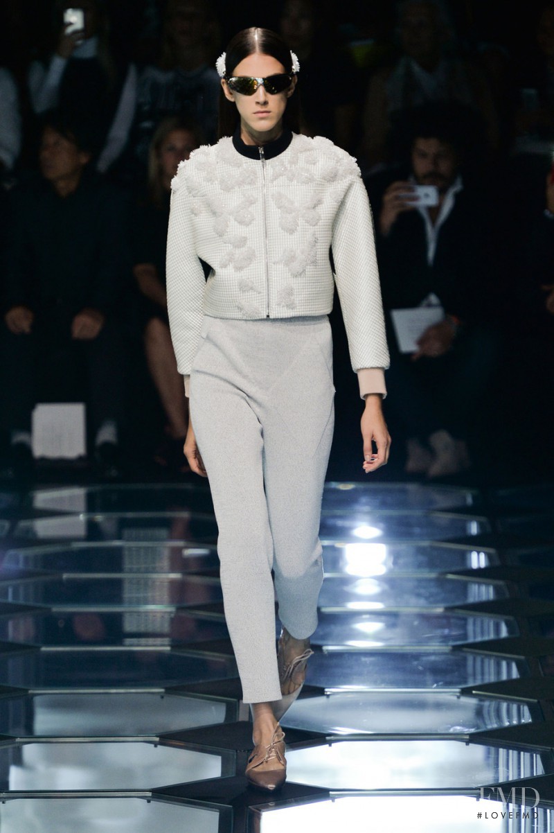 Ana Buljevic featured in  the Balenciaga fashion show for Spring/Summer 2015