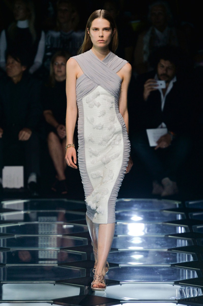 Caroline Brasch Nielsen featured in  the Balenciaga fashion show for Spring/Summer 2015