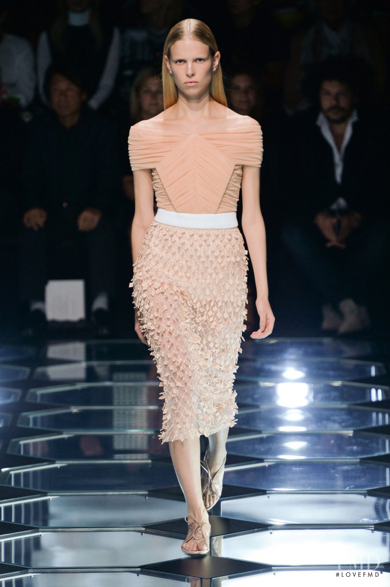Lina Berg featured in  the Balenciaga fashion show for Spring/Summer 2015