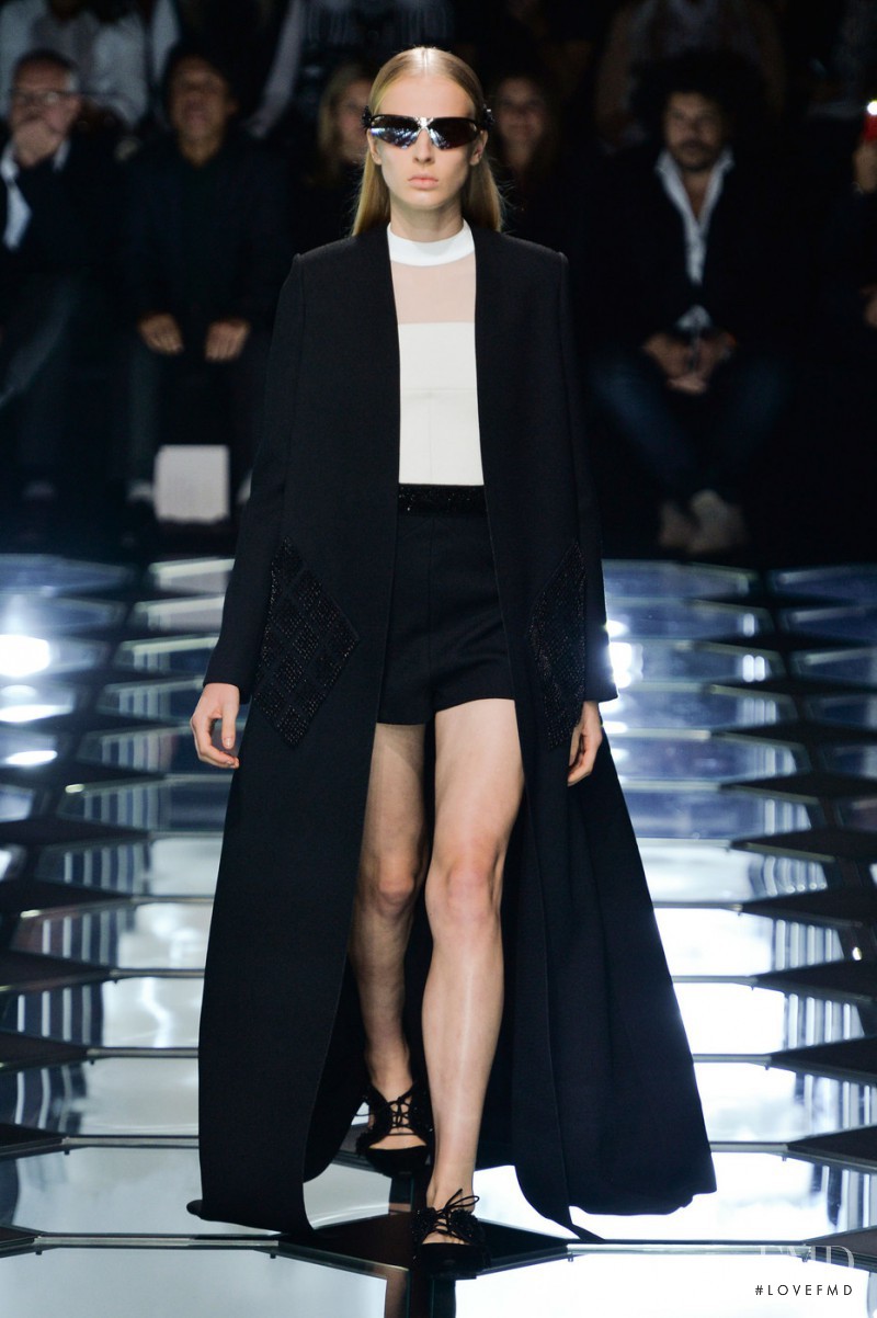 Anine Van Velzen featured in  the Balenciaga fashion show for Spring/Summer 2015