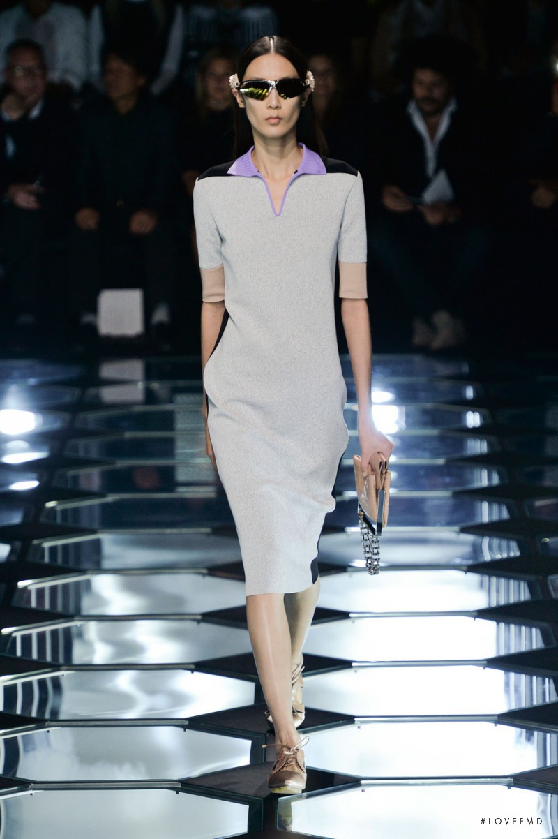 Dongqi Xue featured in  the Balenciaga fashion show for Spring/Summer 2015