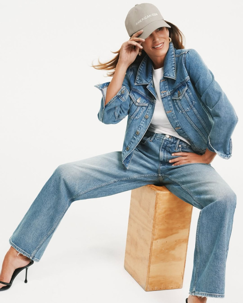 Cindy Crawford featured in  the Good American advertisement for Autumn/Winter 2024