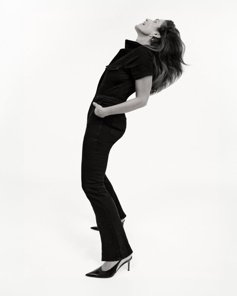 Cindy Crawford featured in  the Good American advertisement for Autumn/Winter 2024