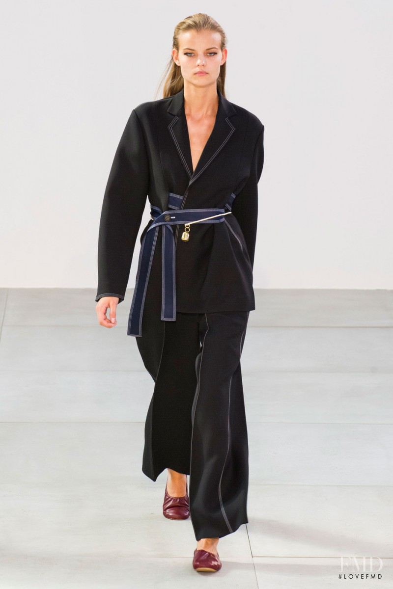 Kate Grigorieva featured in  the Celine fashion show for Spring/Summer 2015