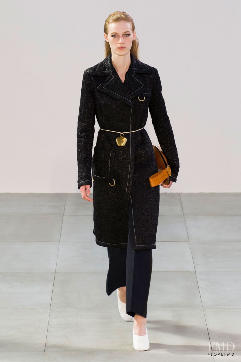 Julia Nobis featured in  the Celine fashion show for Spring/Summer 2015