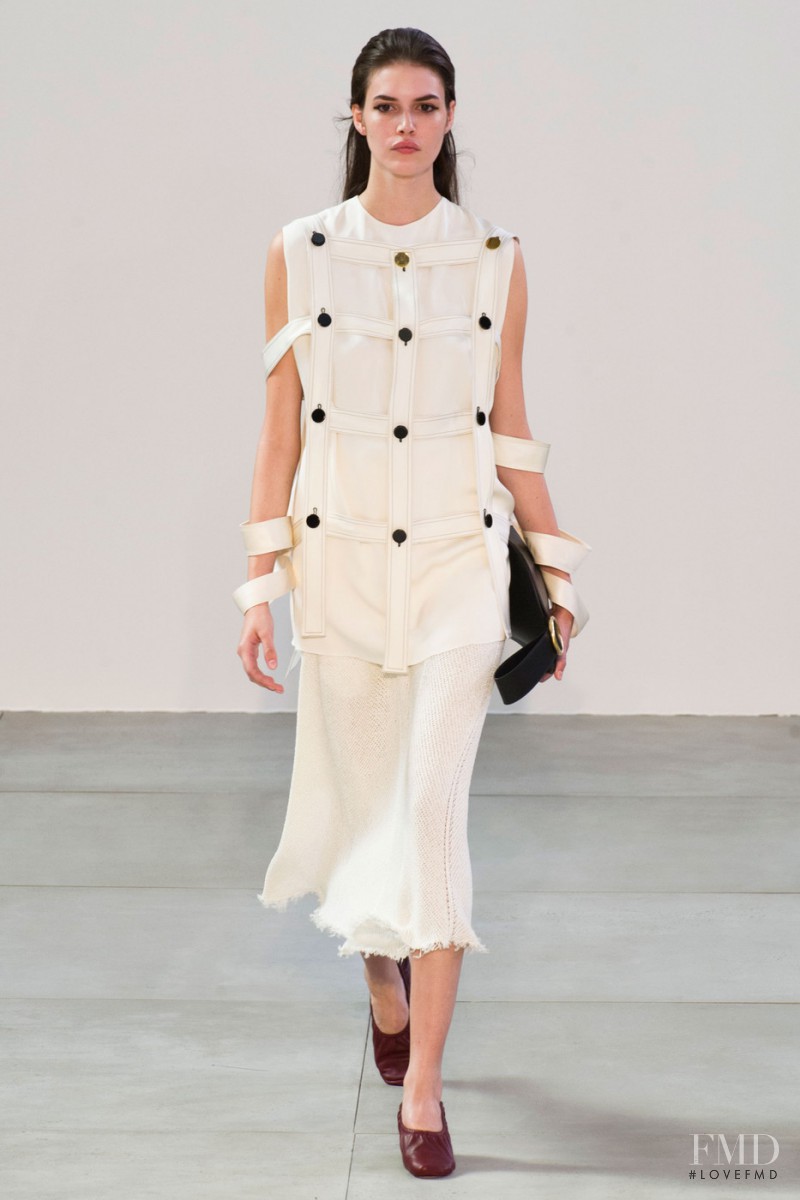Vanessa Moody featured in  the Celine fashion show for Spring/Summer 2015