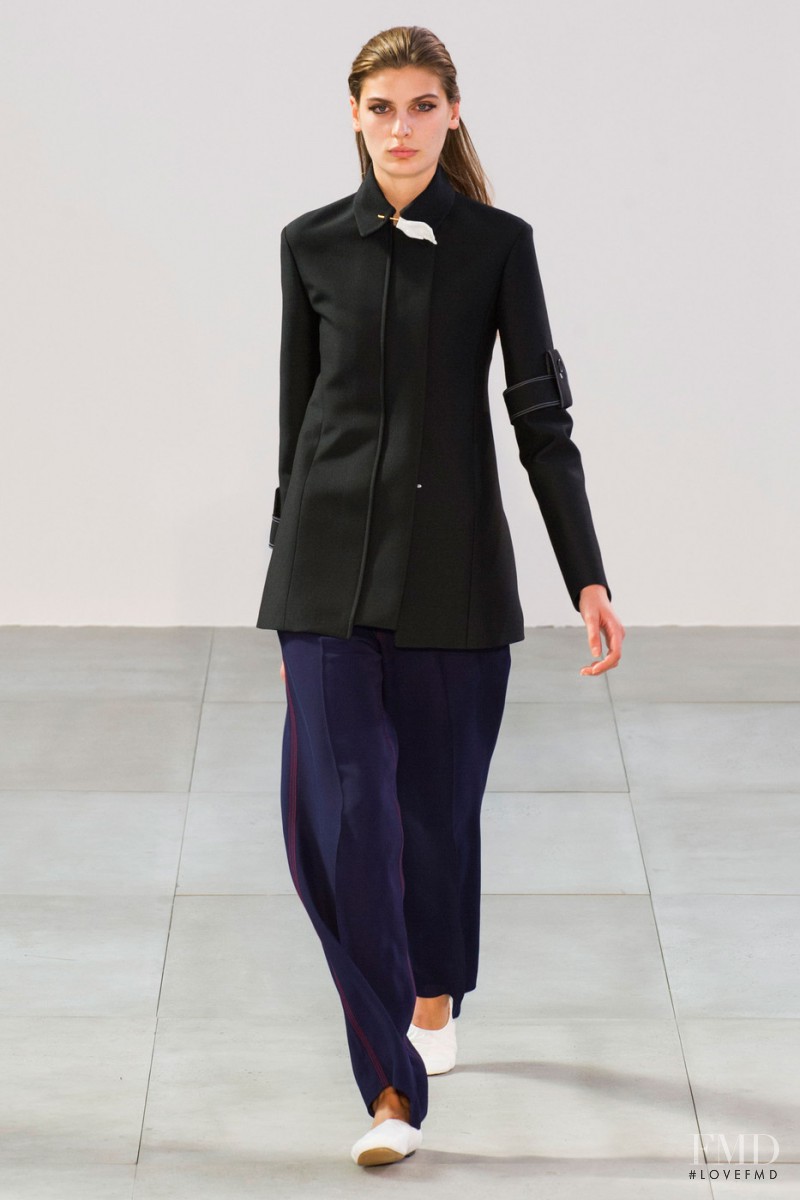 Manon Valentin Delplanque featured in  the Celine fashion show for Spring/Summer 2015