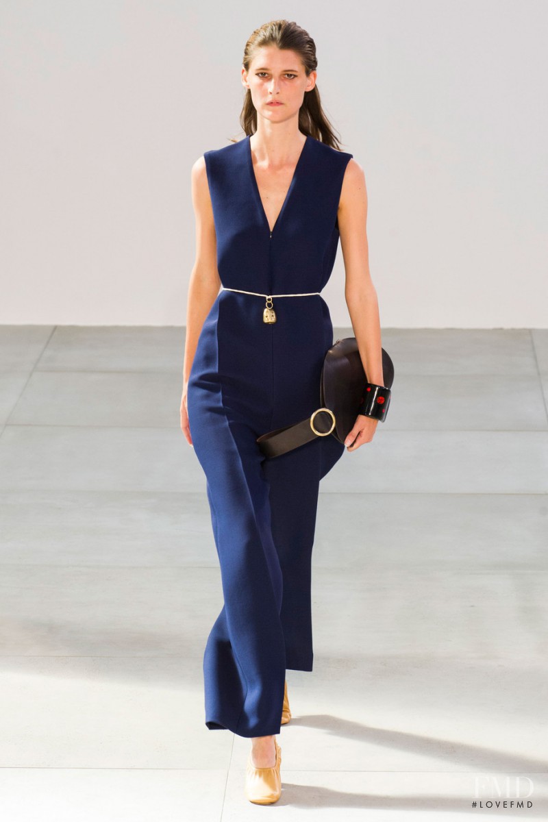 Marie Piovesan featured in  the Celine fashion show for Spring/Summer 2015