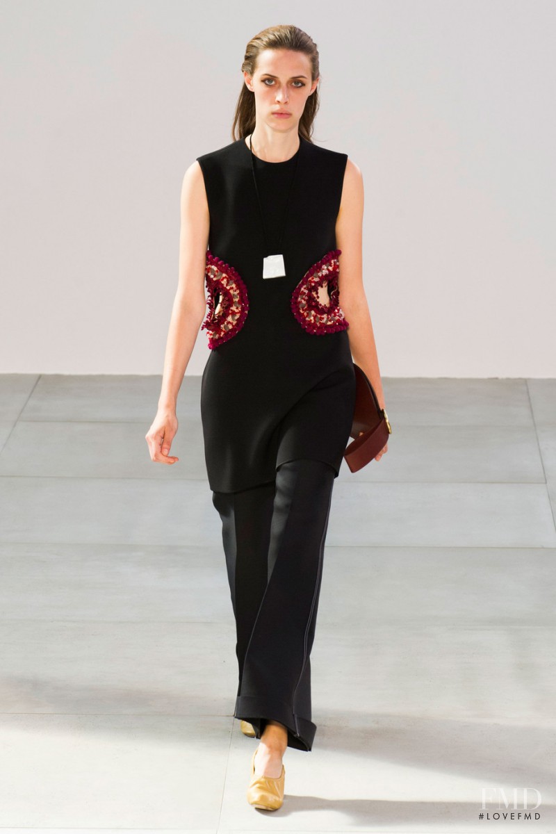 Georgia Hilmer featured in  the Celine fashion show for Spring/Summer 2015