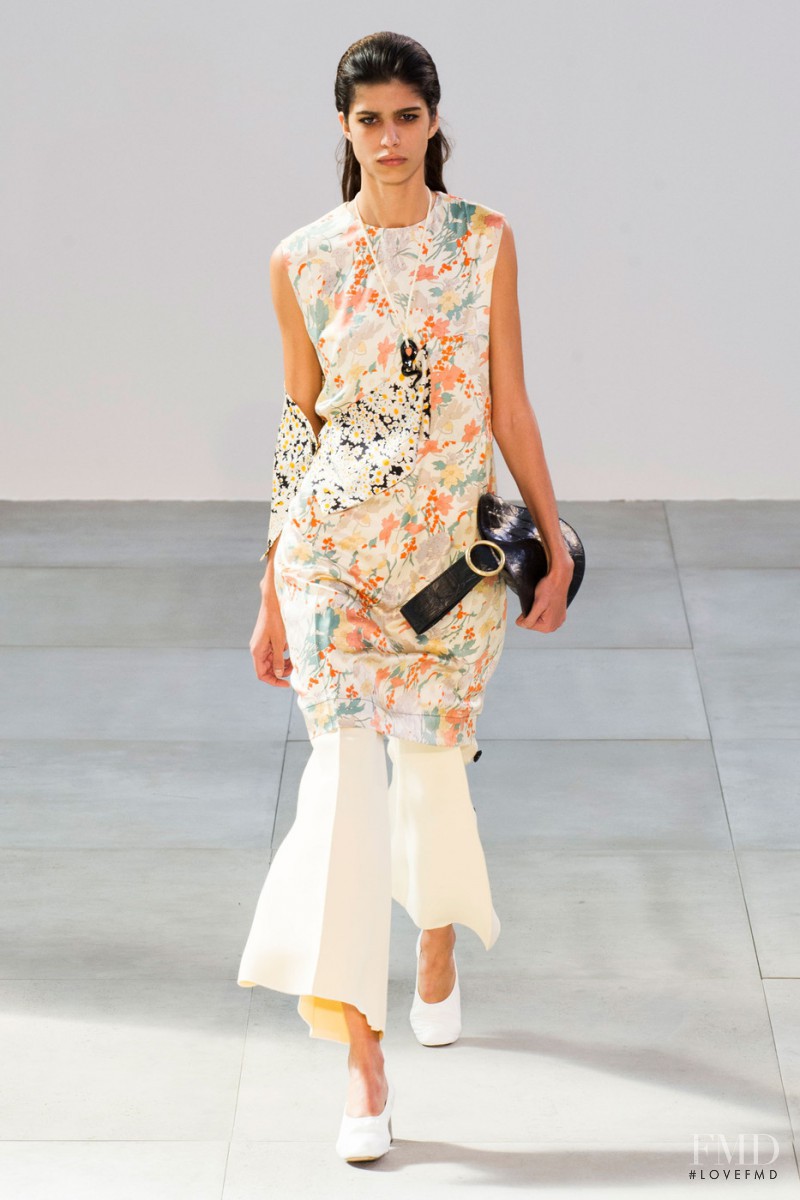 Mica Arganaraz featured in  the Celine fashion show for Spring/Summer 2015