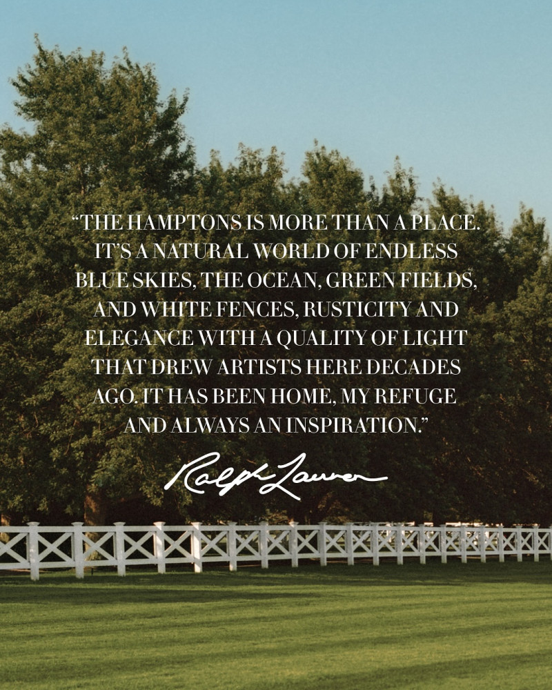 Polo Ralph Lauren advertisement for Spring/Summer 2025
