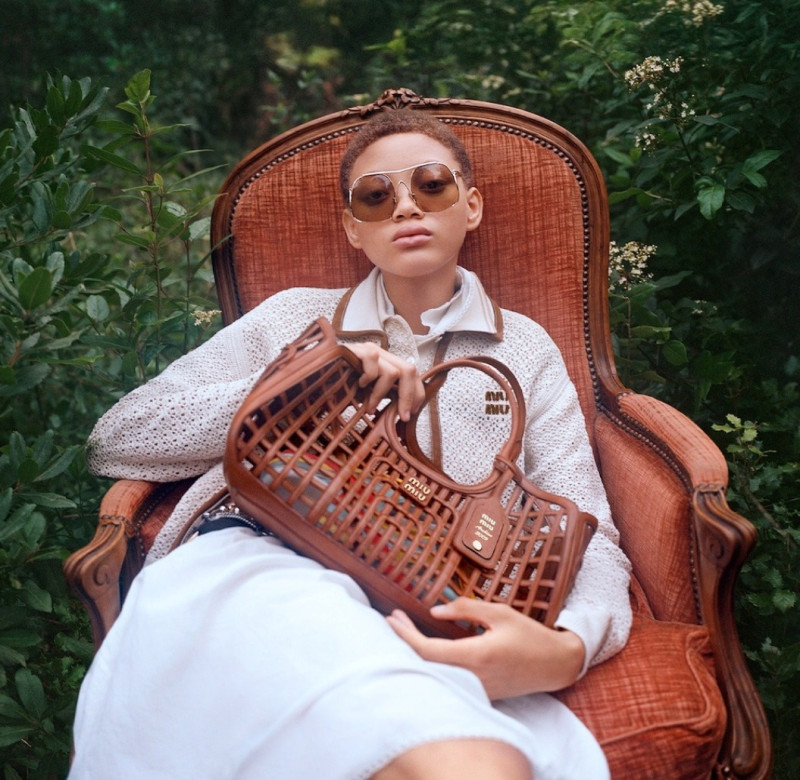 Miu Miu Miu Miu 2025 L’Ete Collection advertisement for Summer 2025