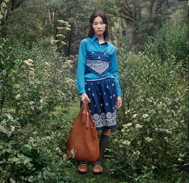 Miu Miu Miu Miu 2025 L’Ete Collection advertisement for Summer 2025
