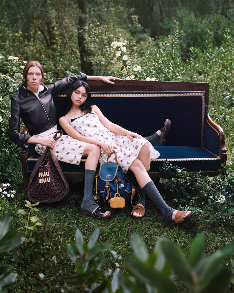 Miu Miu Miu Miu 2025 L’Ete Collection advertisement for Summer 2025