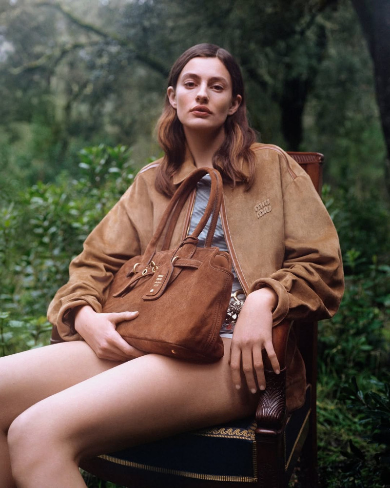 Miu Miu Miu Miu 2025 L’Ete Collection advertisement for Summer 2025