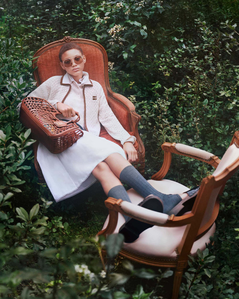 Miu Miu Miu Miu 2025 L’Ete Collection advertisement for Summer 2025