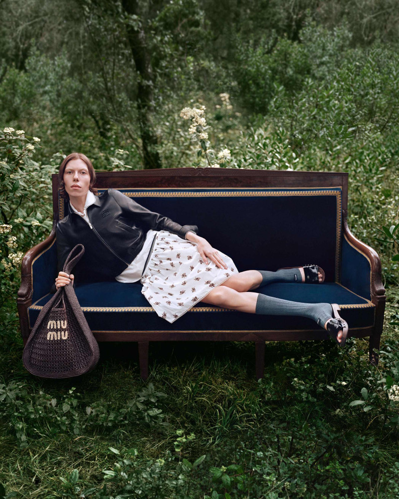 Miu Miu Miu Miu 2025 L’Ete Collection advertisement for Summer 2025