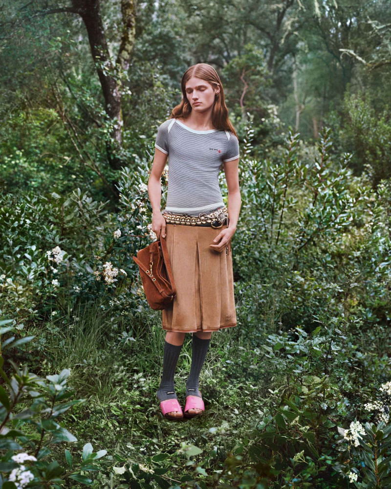 Miu Miu Miu Miu 2025 L’Ete Collection advertisement for Summer 2025
