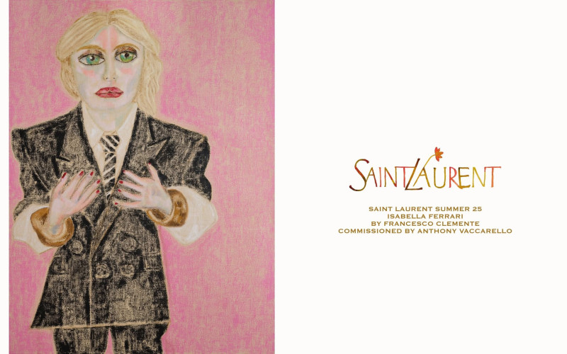 Saint Laurent advertisement for Spring/Summer 2025