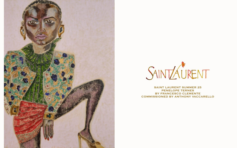 Saint Laurent advertisement for Spring/Summer 2025