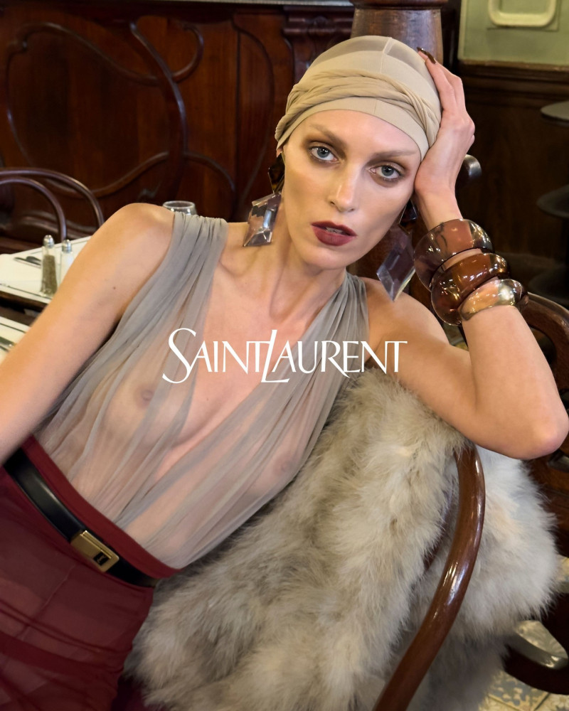Saint Laurent advertisement for Winter 2024