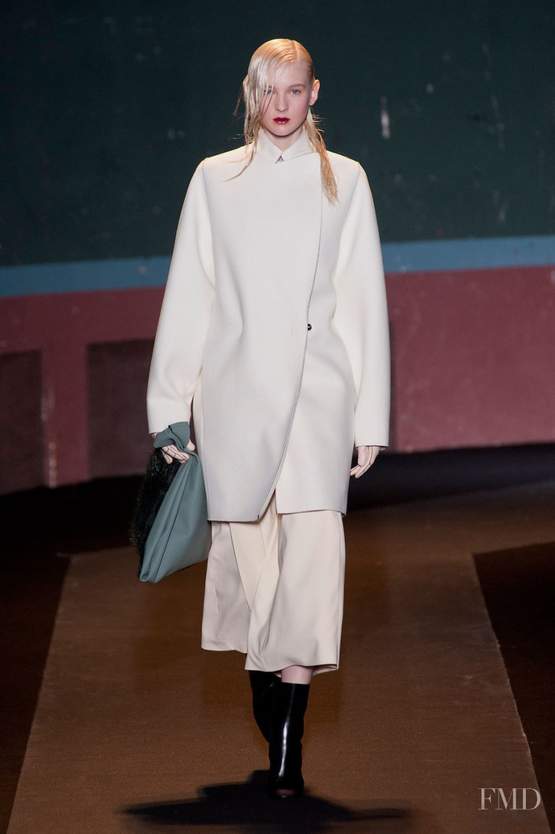 Nastya Sten featured in  the Cedric Charlier fashion show for Autumn/Winter 2014