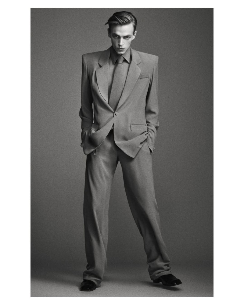 Saint Laurent lookbook for Winter 2024