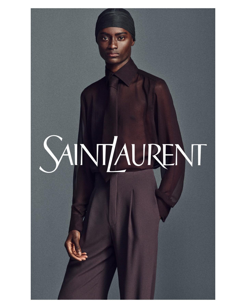 Saint Laurent lookbook for Winter 2024