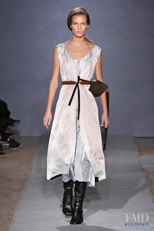 Katharina Hessen featured in  the Maison Martin Margiela Défilé fashion show for Autumn/Winter 2014