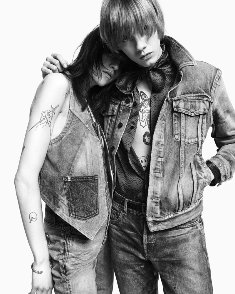 Saint Laurent Denim advertisement for Winter 2020