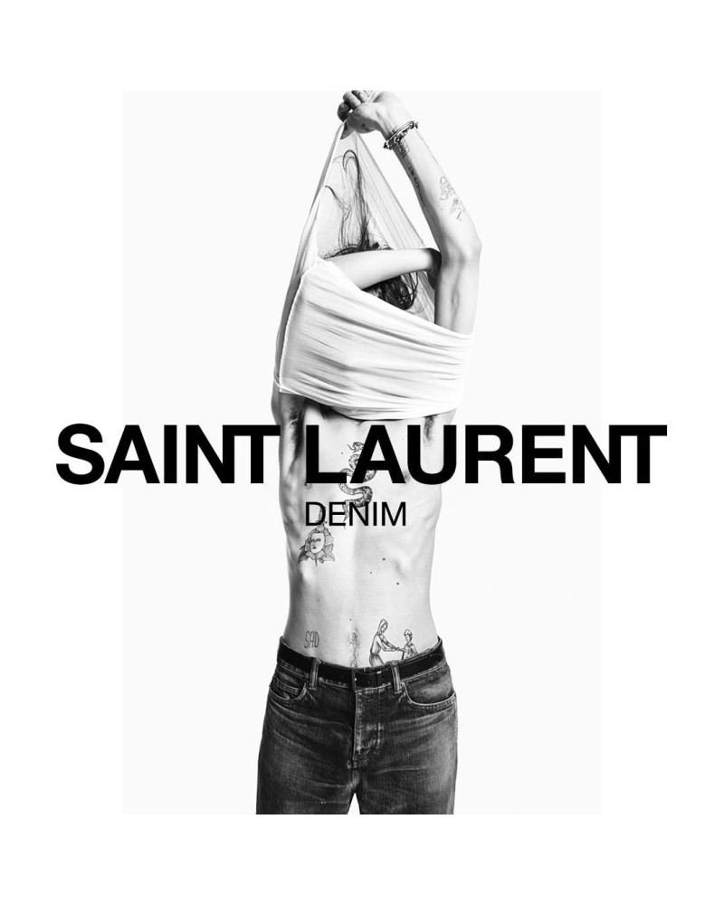 Saint Laurent Denim advertisement for Winter 2020