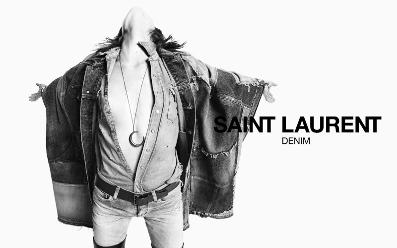 Saint Laurent Denim advertisement for Winter 2020