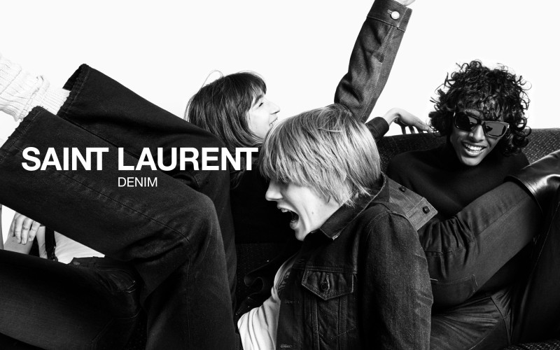 Saint Laurent Denim advertisement for Winter 2020