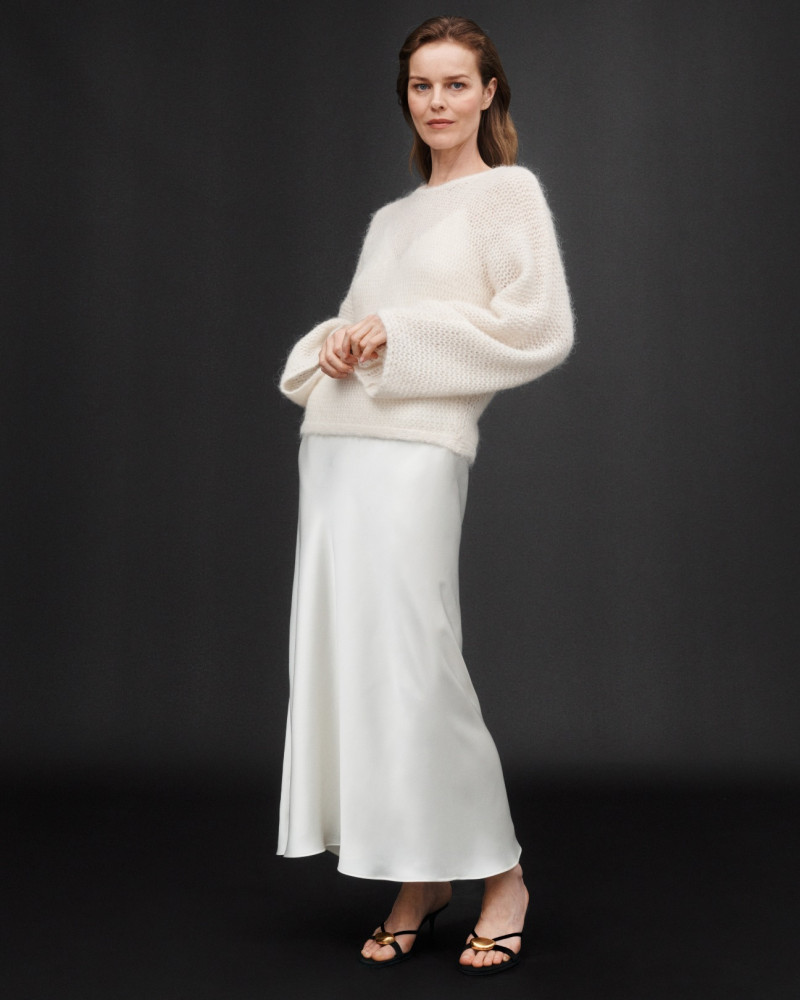 Eva Herzigova featured in  the Zara Zara 50th Anniversary 50 Years 50 Icons lookbook for Summer 2025