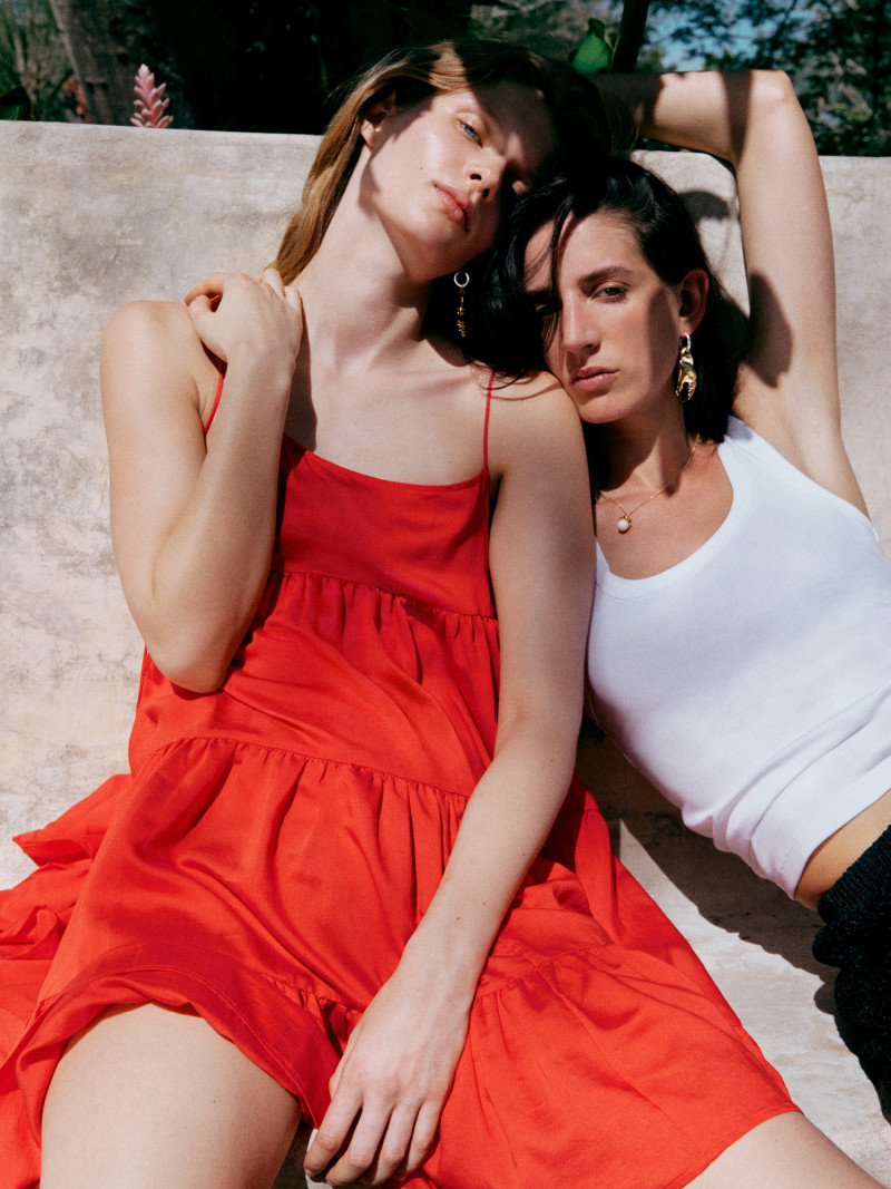 Alex Consani featured in  the H&M Summer 2025 advertisement for Summer 2025
