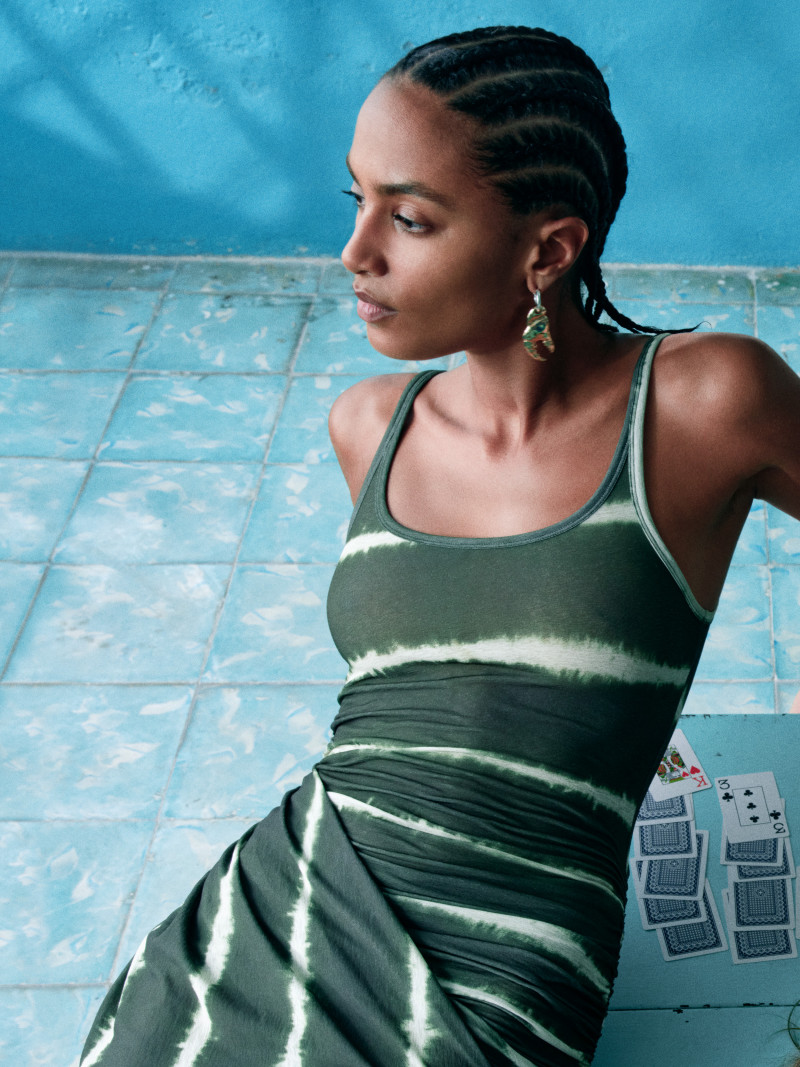 Alex Consani featured in  the H&M Summer 2025 advertisement for Summer 2025