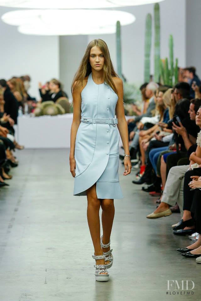 Paulina King featured in  the Iceberg fashion show for Spring/Summer 2015