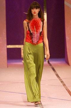 Christian Lacroix fashion show for Spring/Summer 2002