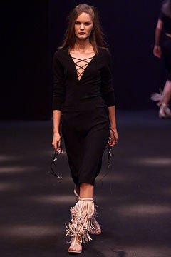 Clements Ribeiro fashion show for Spring/Summer 2002