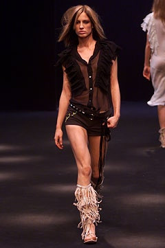 Clements Ribeiro fashion show for Spring/Summer 2002
