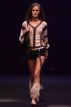 Clements Ribeiro fashion show for Spring/Summer 2002