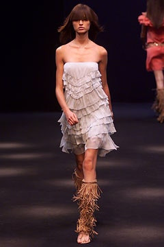 Clements Ribeiro fashion show for Spring/Summer 2002
