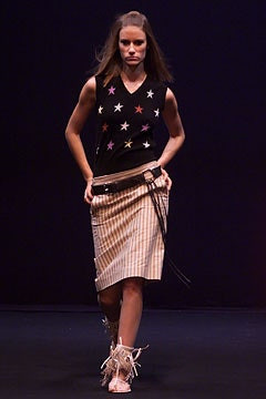 Clements Ribeiro fashion show for Spring/Summer 2002