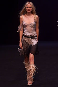 Clements Ribeiro fashion show for Spring/Summer 2002