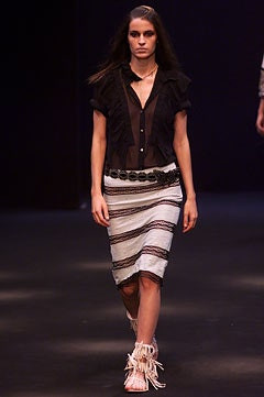 Clements Ribeiro fashion show for Spring/Summer 2002