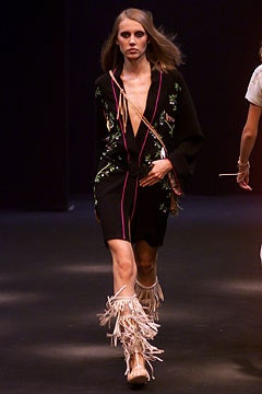 Clements Ribeiro fashion show for Spring/Summer 2002